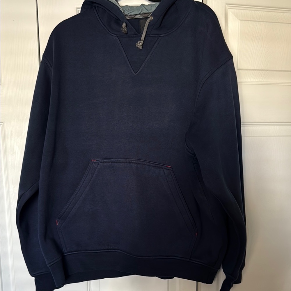 Raw Blue Collective Heavyweight Navy Blue Men's Hoodie Size XL